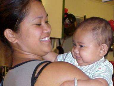 Me and my Mom at 3 months old.